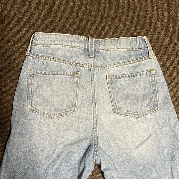 Blue high rise straight jeans size 12 - Picture 2 of 3